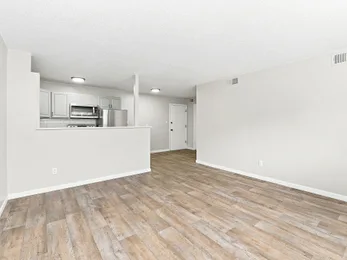 Open living room at Riverbend Apartments