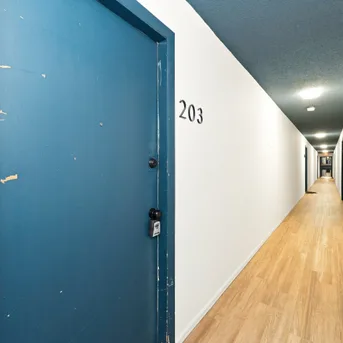 Riverbend Apartments front entrance